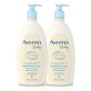 Aveeno Baby Daily Moisture Lotion with Oatmeal, 18 fl oz, Twin Pack