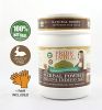 Pride Of India - Herbal Henna & Indigo Mix Hair Color Powder w/Gloves - Natural Brown, Half Pound (227 Grams)