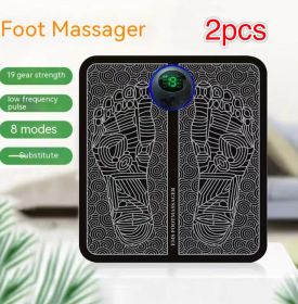 Charging Foot Massage Device Electric (Option: LCD Usb Rechargeable 2pcs-English)