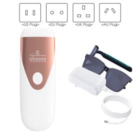 Bikinis IPL Hair Removal LCD Display Perm (Option: White-No box-EU)