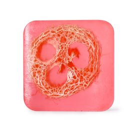 Transparent Handmade Plant Essential Oil Soap (Option: Luffa Rose Bare Soap)