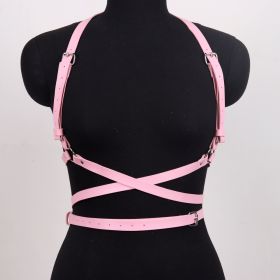 PU Leather Binding Training Toys (Option: Pink Conventional Regular)