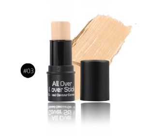 Three-Color Moisturizing Stick Cover Pimples Freckles Dark Circles Face Concealer (Option: 10G-3 Color)